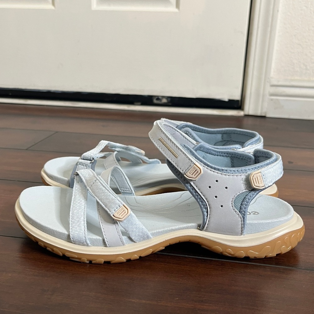 ECCO Women's Offroad Roam Nubuck Outdoor Sandals Blue size EU 41/10-10.5 NIB - Picture 3 of 10
